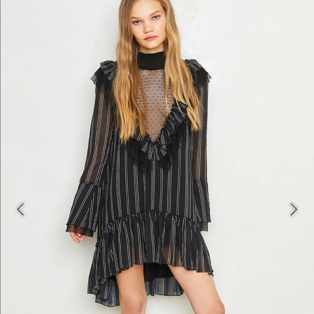 We are hah heavy necking dress